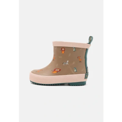 Abbildung von Playshoes Halbschaft Wildtiere Unisex Gummistiefel für Kinder, Größe: 19, Brown Schuhe