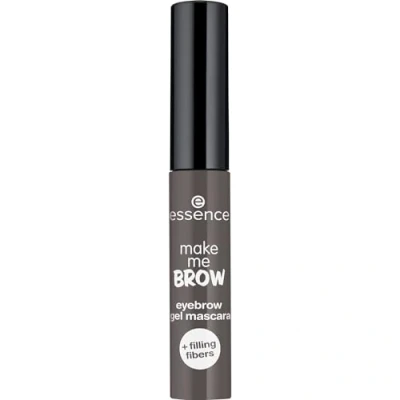 Abbildung von essence cosmetics make me BROW eyebrow gel mascara, Augenbrauen, mit Füllfasern, Nr. 04 Ashy Brows, braun, definierend, gelig, vegan, Mikroplastik Partikel frei, Nanopartikel frei (3,8ml)