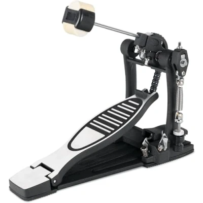 Abbildung von XDrum Fußmaschine Pro, Doppel (Doppelkettenzug, 4 Side Beater, Fußstopper, vielseitig justierbar, Schlägelwinkel frei einstellbar)