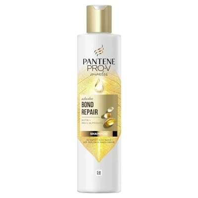 Abbildung von Pantene Pro V Molecular Bond Repair Shampoo Mit Biotin 250ml. Konzentrierte Formel für Trockenes, Geschädigtes Haar. Schützt &amp; Lässt das Haar Sichtbar Gesünder Aussehen. Nährstoffen Angereichert