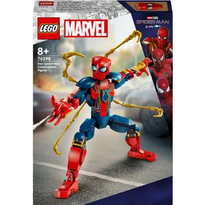 Abbildung von Lego Marvel Iron Spider Man Baufigur, Superhelden Actionspielzeug für Kinder ab 8 Jahren, Jungen &amp; Mädchen, Set mit Rüstung, baubares Modell, Avengers Geschenk Idee Fans der Filme 76298