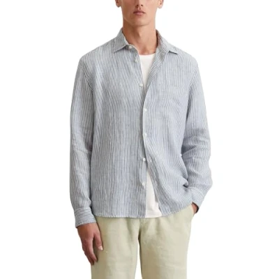 Abbildung von Marc O&#039;Polo Herren M24737242090 Hemd, Multi/Dark Navy, L EU