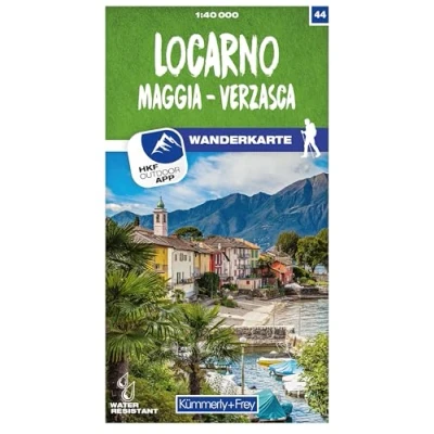 Abbildung von Kümmerly+Frey Wanderkarte 44 Locarno 1:40.000: mit Maggia und Verzasca. Wetterfest, matt laminiert free Download (Kümmerly+Frey 1:60.000, Band 44)