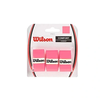 Abbildung von Wilson Unisex Gripbanden Comfort Pro Overgrip 3 pack Griffb nder, Pink, STANDARD EU