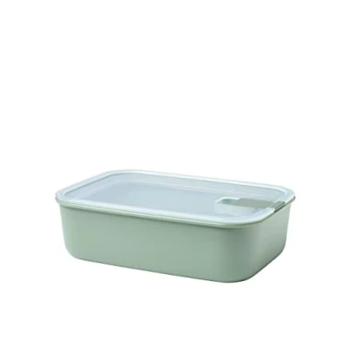Abbildung von Mepal Frischhaltedose EasyClip Schüssel mit Deckel &amp; Klickverschluss Geeignet für Mikrowelle, Dampfgarer, Kühl und Gefrierschrank Luftdicht auslaufsicher 1500 ml Nordic sage