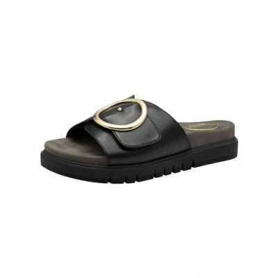 Abbildung von Tamaris Pantolette flach, Damen, Größe: 37, Black nappa Schuhe