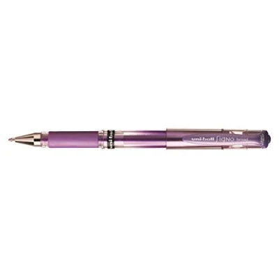 Abbildung von uni ball 146838 Gelroller Signo UM 153, broad, 1,0 mm, violett metallic, 1 Stück