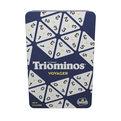 Abbildung von Triominos The Original Tour Edition, Reisespiele ab 6 Jahren, Gesellschaftsspiele für 2 bis 4 Spieler