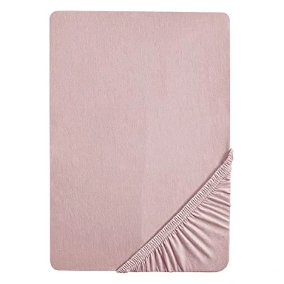 Abbildung von roba Spannbettlaken Lil Planet 40 x 90 45 Baby Bettlaken für Stubenwagen / Wiegen Bio Baumwolle GOTS und Oeko Tex Standard 100 Rosa Mauve