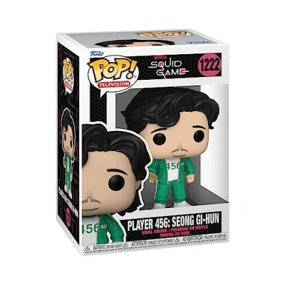 Abbildung von Funko Pop! TV: Squid Game Gi hun 456 Vinyl Sammelfigur Geschenkidee Offizielle Handelswaren Spielzeug Für Kinder und Erwachsene TV Fans Modellfigur Sammler Display