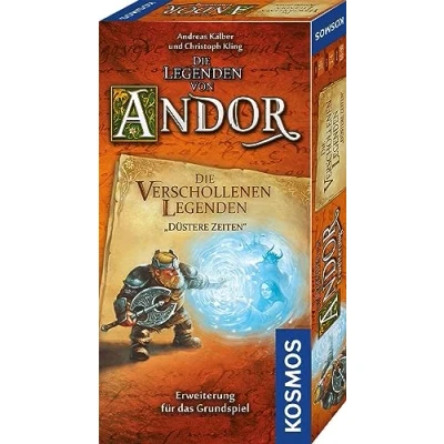 Abbildung von KOSMOS 680480 Die Legenden von Andor verschollenen Düstere Zeiten, Erweiterung für das Grundspiel Andor, Fantasy Brettspiel ab 10 Jahre