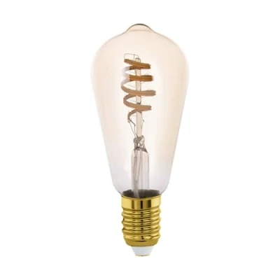 Abbildung von EGLO connect.z Smart Home LED Leuchtmittel E27, ST64, ZigBee, App und Sprachsteuerung Alexa, dimmbar, Lichtfarbe einstellbar (warmweiß kaltweiß), 360 Lumen, 5 Watt, Vintage Glühbirne amber