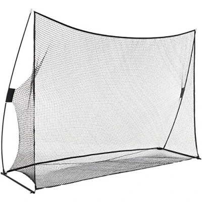 Abbildung von Amazon Basics Golf Trainingsnetz, tragbar, 3,05 x 2,13 m, Schwarz
