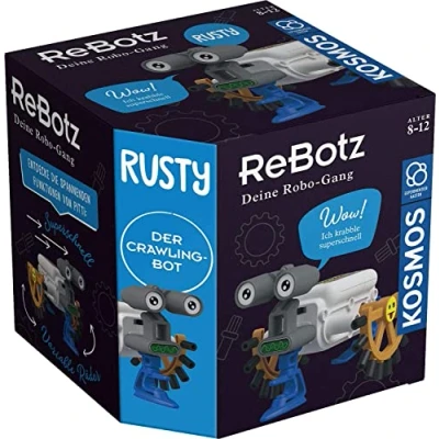 Abbildung von Kosmos 602574 ReBotz Rusty der Crawling Bot, Mini Roboter zum Bauen, Spielen und Sammeln für eine Robo Gang, Spielzeug, Experimentier Set Kinder ab 8 12 Jahre