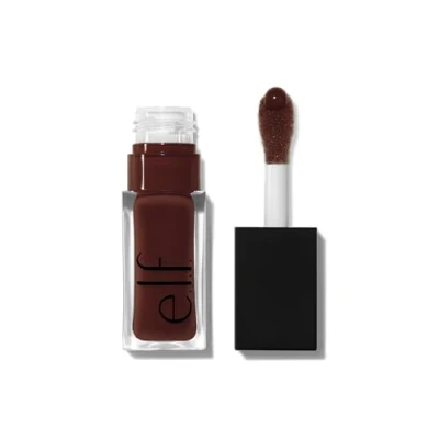 Abbildung von e.l.f. Glow Reviver Lip Oil, Nourishing Tinted Oil For A High shine Finish, Infused With Jojoba Vegan &amp; Cruelty free, Hot as Fudge