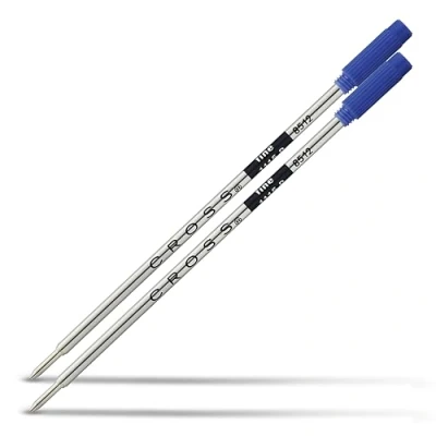 Abbildung von Cross 8512 2 Kugelschreibermine (Strichstärke F, dokumentenecht) Stück blau