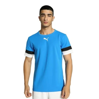 Abbildung von puma Herren Teamrise Jersey Shirt, White Black White, M EU