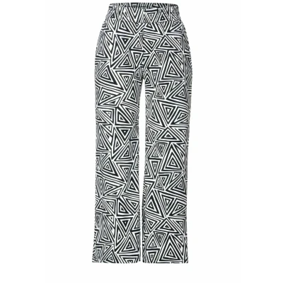 Abbildung von Street One Stoffhose, Damen, Größe: 38x28, Schwarz