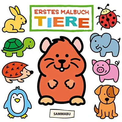 Abbildung von Erstes Malbuch Tiere (Malbuch ab 1 Jahr) (Malbücher für Kleinkinder)