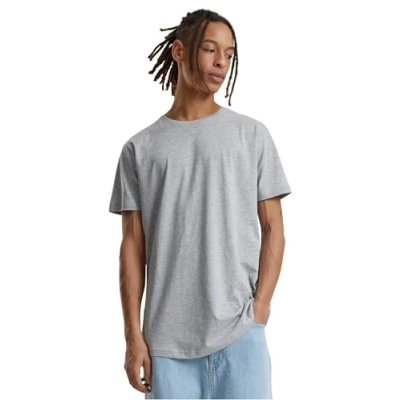 Abbildung von Urban Classics Herren Shaped Long Tee T Shirt, Grau (grey), 2XL