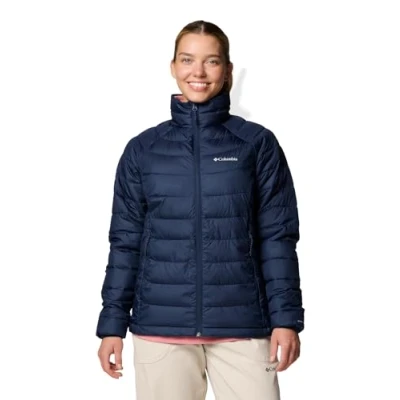 Abbildung von Columbia Powder LITE FULL ZIP Jacket Winterjacke, Damen, Größe: Large, Collegiate navy