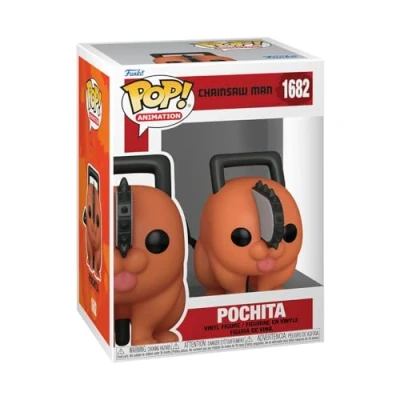 Abbildung von Funko Pop! Animation: CSM Pochita Chainsaw Man Vinyl Sammelfigur Geschenkidee Offizielle Handelswaren Spielzeug Für Kinder und Erwachsene Anime Fans Modellfigur Sammler