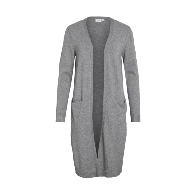 Abbildung von VILA Viril Strickjacke, Damen, Größe: XXL, Medium grey melange