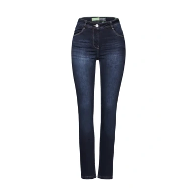 Abbildung von Cecil Jeans Slim Fit, Damen, Größe: 30x30, Blau
