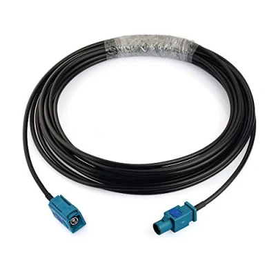 Abbildung von BINGFU Fakra Z Buchse auf Stecker Auto Antennen Verlängerungskabel 5m für Autoradio Android Head Unit GPS Navigation FM AM Radio Sirius XM Satellitenradio 4G LTE TEL Telematik Bluetooth Modul