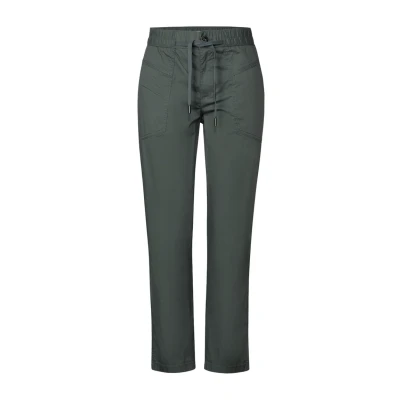 Abbildung von STREET ONE Damen A378683 Hose im Cargo Look, marshy Green, 44W x 28L