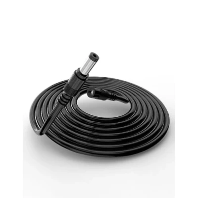 Abbildung von Tonton 3Meter DC Verlängerungskabel 12V Anschlusskabel DC/Gleichstrom Verbinderkabel Verbinder für Netzteil CCTV Sicherheitskamera IP Kamera 3M (Schwarz)