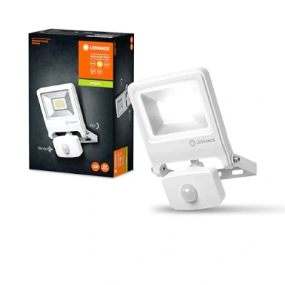 Abbildung von LEDVANCE LED Fluter, Leuchte für Außenanwendungen, Warmweiß, Integrierter Tageslicht und Bewegungssensor, Endura Flood Sensor