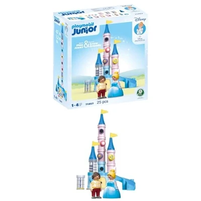 Abbildung von PLAYMOBIL JUNIOR Disney Cinderellas Schloss nachhaltiges Spielzeug für Kinder ab 1 Jahr 71457