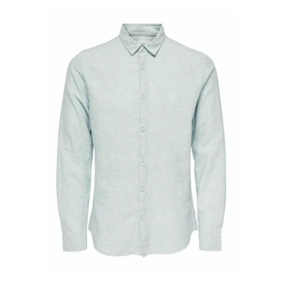 Abbildung von Only &amp; Sons Onscaiden Solid Hemd Cashmere blue, Herren, Größe: XS, blue