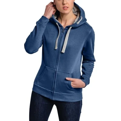 Abbildung von HRM Damen Jacket F hoodie, Denim, S EU