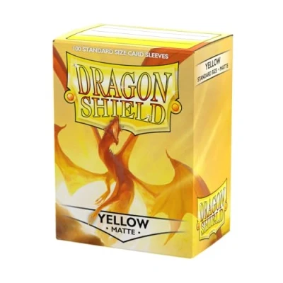 Abbildung von Arcane Tinmen ApS ART11014 &#039;Dragon Shield&#039; Card Game, Matte Yellow