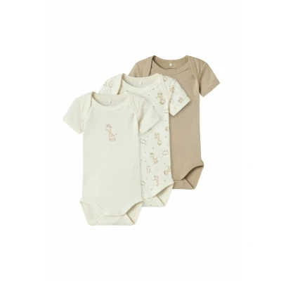 Abbildung von Name it baby Unisex Jet Stream Nbnbody 3P Ss Giraffe Noos, Numeric_92 (3er Pack)
