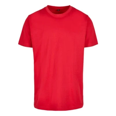 Abbildung von Build Your Brand Herren By004 Round Neck T Shirt, Rot (Cityred), M EU
