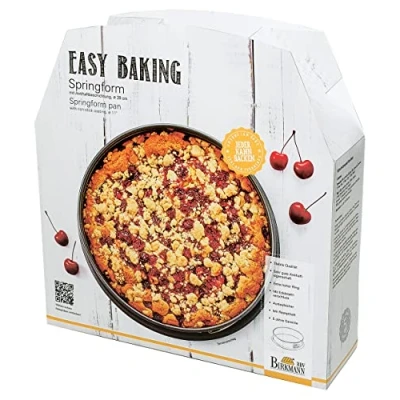 Abbildung von Birkmann, Easy Baking, Springform Ø 28 cm, runde Kuchenform mit hohem Rand, antihaft, auslaufsicher, 881037