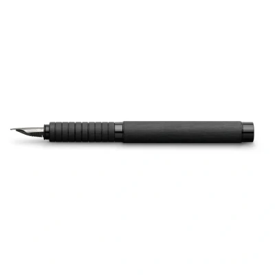 Abbildung von Faber Castell 148483 Füller Essentio, Feder B, Aluminium schwarz