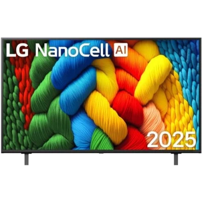 Abbildung von LG 50NANO80A6B TV 50 Zoll (127 cm) 4K NanoCell AI (α7 Gen8 Prozessor, webOS 25, 60Hz) [Modelljahr 2025]