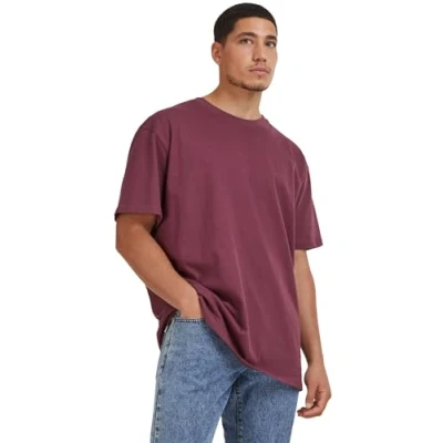 Abbildung von Urban Classics Heavy Oversized Tshirt basic, Herren, Größe: 3XL, Cherry