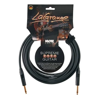 Abbildung von KLOTZ LaGrange supreme gitarren kabel, mit sehr geringer Kapazität, dreifach geschirmt (3, gerade gerade, gold kontakt)