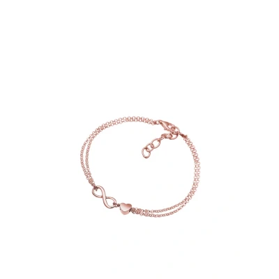 Abbildung von Elli Infinity Armband rosegoldcoloured, Damen, Größe: 16, Rosegold coloured