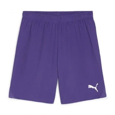 Abbildung von puma Unisex Teamgoal Jr Strick Shorts, Team Violet Weiß, 128 EU