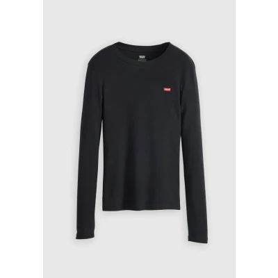 Abbildung von Levi&#039;s Essential TEE Langarmshirt, Damen, Größe: Large, Anthracite night