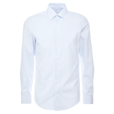Abbildung von Seidensticker SLIM FIT Hemd, Herren, Größe: 42, Light blue
