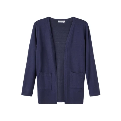 Abbildung von Name it Nkfvicti LS CARD Strickjacke für Kinder, Größe: 92, Dark sapphire