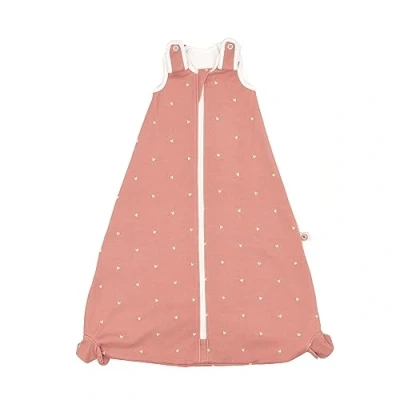 Abbildung von ERGObaby Ganzjahres Baby Schlafsack mit Füßen Gurtschlitz 6 18 Monate Baumwolle TOG 1 Sommer Winter, On The Move Rose Hearts