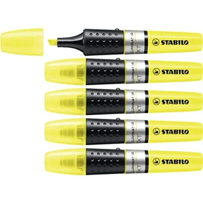 Abbildung von Textmarker STABILO LUMINATOR 5er Pack gelb